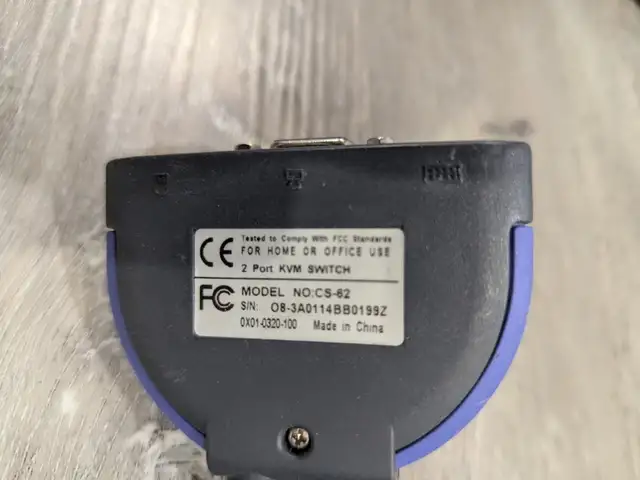 2 port PS2 KVM with cables485900368332738563