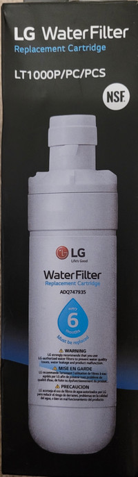 LG LT1000P Water Filter...BRAND NEW, NEVER OPENED..ASKING $19obo
