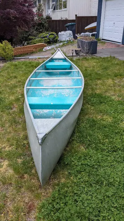 15' princecraft aluminium canoe