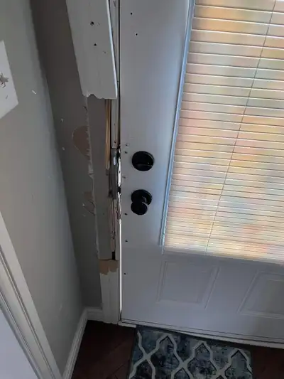 Door closing problems Door repair.Realigning Dead Bolts & Strik, View more