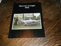 Ford Mercury Cougar  1976 Sales Brochure