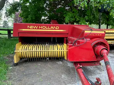 NH 316 baler Very good working baler. Never misses a knot. Recently replaced knife and plunger beari...