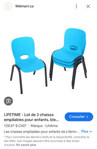 Chaises pour enfants