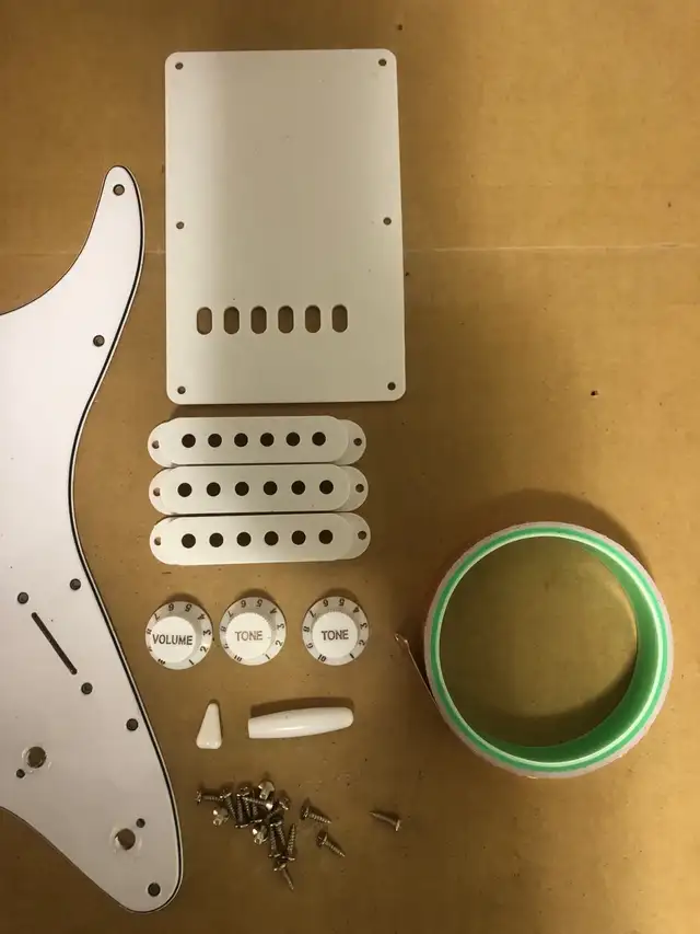 Stratocaster Pick Guard kit with Copper Tape in Guitars in Victoria - Image 5