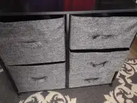 Fabric dresser drawers