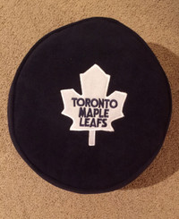 Maple Leafs Hockey Puck Toronto  Pillow