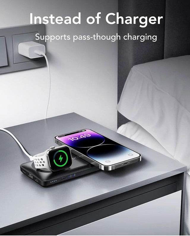 Magnetic 3 in 1 wireless charger in iPads & Tablets in St. Catharines - Image 4