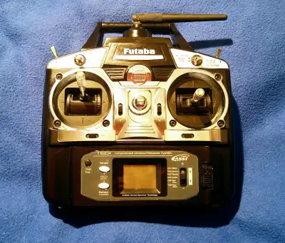 Futaba T6EX 2.4GHz FASST 6 Channel Digital Proportional Transmitter for RC Plane, Airplane, Helicopt...
