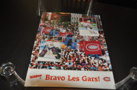 Montreal canadiens Stanley cup hockey nhl 1993 colour poster