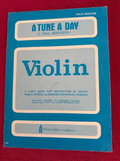 Discover 'A Tune a Day' Violin Book One by C. Paul Herfurth, a first book for violin instruction, pe...