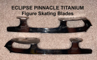 NEXT TO NEW!  FIGURE SKATING Eclipse TITANIUM Pinnacle Blades
