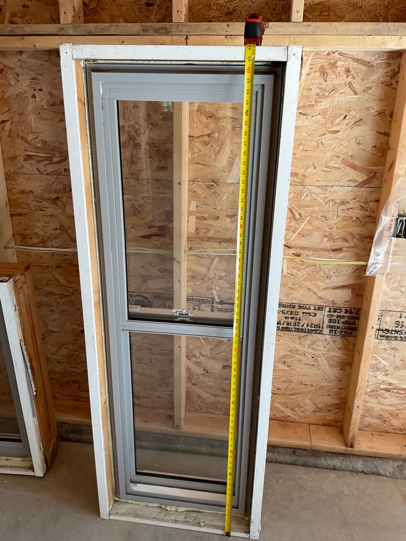 Used vinyl window 24 x 66 Windows, Doors & Trim Barrie Kijiji