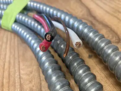 8/3 Wire BX cable 22', View more