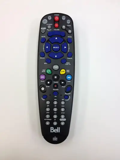Bell UHF/IR TV PVR Satellite remote control 187023 (New), View more