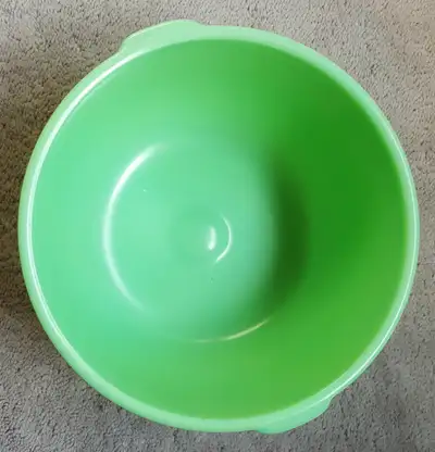 Jadeite Glass Mixing Bowl With Tab Handles -Sunbeam, View more
