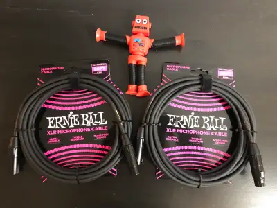 Ernie Ball XLR Microphone Cable - 20 FT (Pair), View more