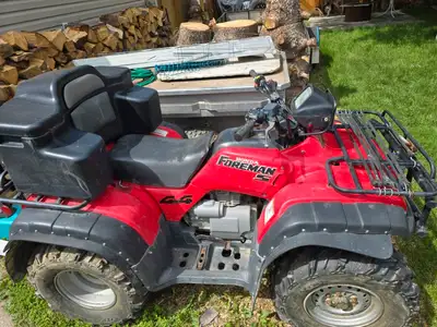 2003 Honda 450 FM - New Carb installed but needs adjusting. Good tires, Grip & thumb warmer, extra l...