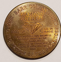 Lloydminister 1963 Souvenir Dollar Diamond Jubillee Barr Colony