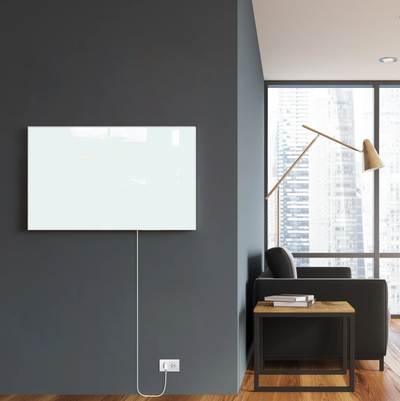 Ember Glass Radiant Panel Heater - White - 800W - 47ʺ x 24ʺ, View more