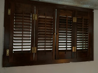 Wood shutters / blinds