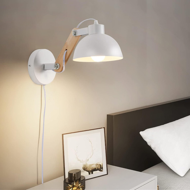 Plug in Wall Light Fixture (NEW) in Indoor Lighting & Fans in Edmonton - Image 2