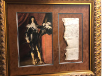 King Louis XIII & King George III Signed Royal Documents 