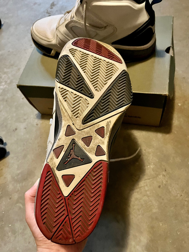 Air Jordan Ol’ School IV - White Varsity Red Black (men US 11) in Men's Shoes in Kitchener / Waterloo - Image 3