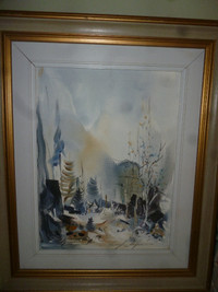 Original Oil painting by Marcellin Dufour