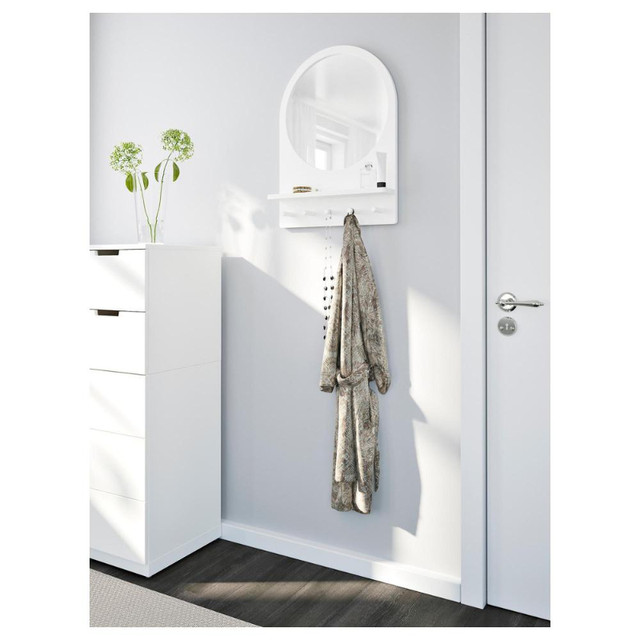 IKEA SALTROD Mirror with shelf and hooks in Home Décor & Accents in Kitchener / Waterloo - Image 2