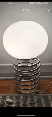 lampe de table antique Ingo Maurer/ vintage table lamp mid centu