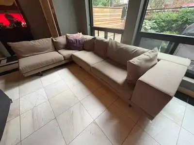 SOFA by EQ3. SECTIONAL SOFA In great condition, View more