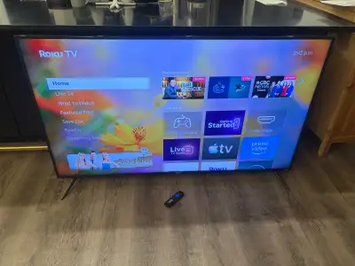 RCA QLED Roku smart TV 65”, View more