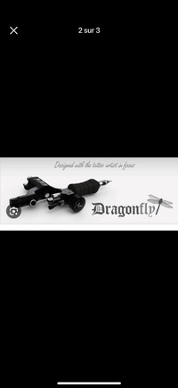 Dragonfly tattoo machine rotative 