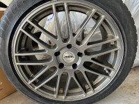 19inch Bridgestone winter tires with driving revolution rims 