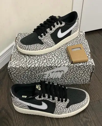 Jordan 1 low “Black Cement”, View more