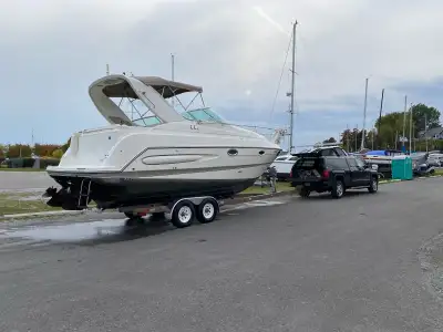 Maxum Boat and trailer mint shape new bottom Paint, twin 4.3 Mercury 6 cylinder engines, shower, and...