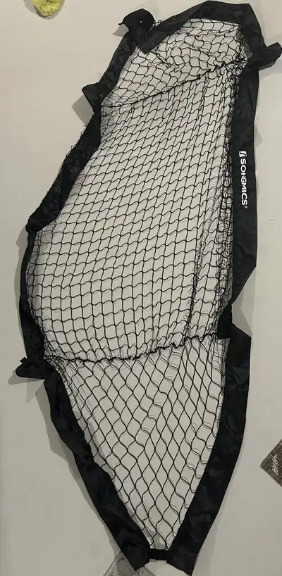 This brand new SONGMICS heavy-duty stretchable nylon car trunk luggage net is perfect for keeping yo...