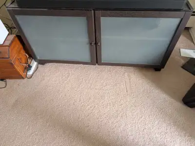 tv stand excellent shape heavy duty 65" tv fits well, View more