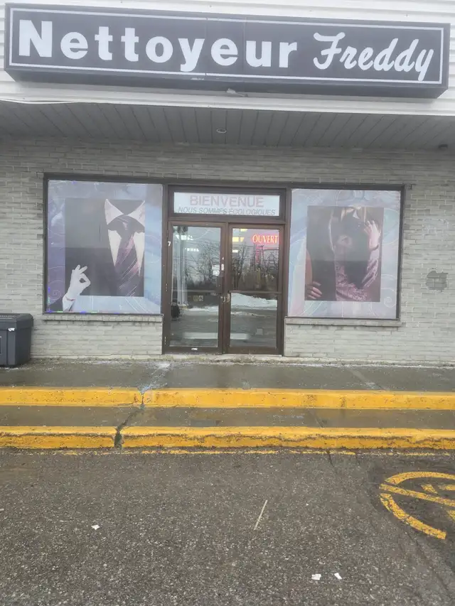 À VENDRE – Nettoyeur établi depuis plus de 30 ans