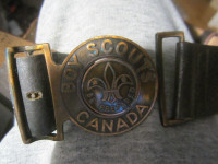 Canadian Boy Scouts Belt, Size 25, 1950's-1960's