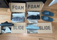 Yeezy foam runners and slides 