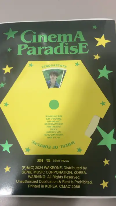 ZEROBASEONE - 4TH MINI ALBUM [CINEMA PARADISE] (ROMANCE VERSION), View more