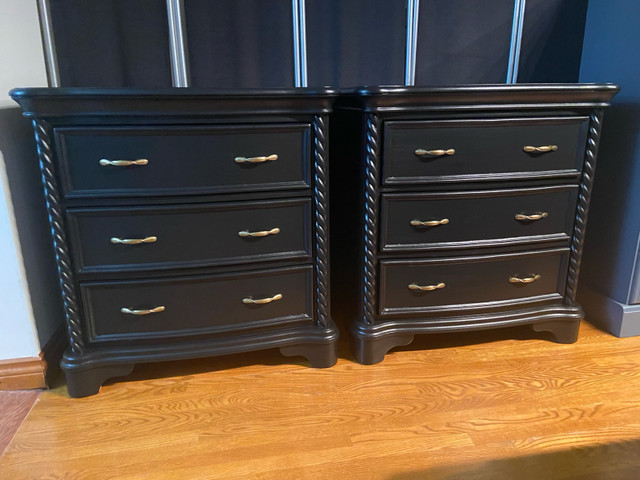 SOLD .    Pair of large nightstands  in Dressers & Wardrobes in Hamilton - Image 2