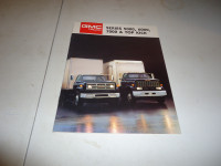 1987 GMC 5000 6000 7000 & Top kick Sales Brochure. Can Mail