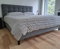 Lit king  size bed - excellente qualité - fait au Quebec
