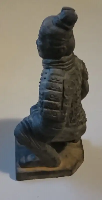 Vintage 6 1/2" Tall Chinese Terracotta Clay Warrior Army Soldier in Arts & Collectibles in Oshawa / Durham Region - Image 4