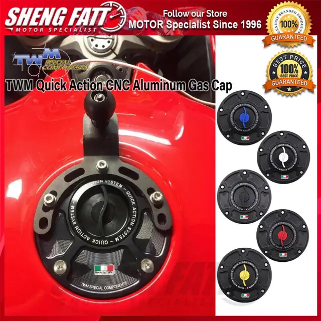 Ducati Panigale TWM Race Gas Cap Quick Release Fuel Lid SBK It. in Other in Barrie - Image 5