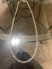 Silver plated chain
