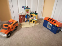 Fisher Price Adventures Western Town Playset, Car, Toolbox Toys