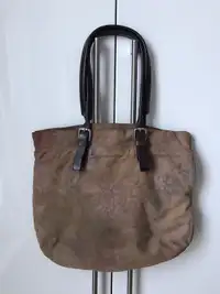M0851 flower leather bag 